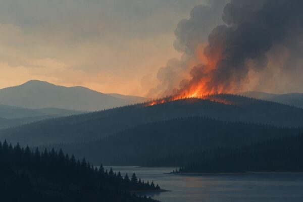 Wildfire in the United States (Covington, Alabama)