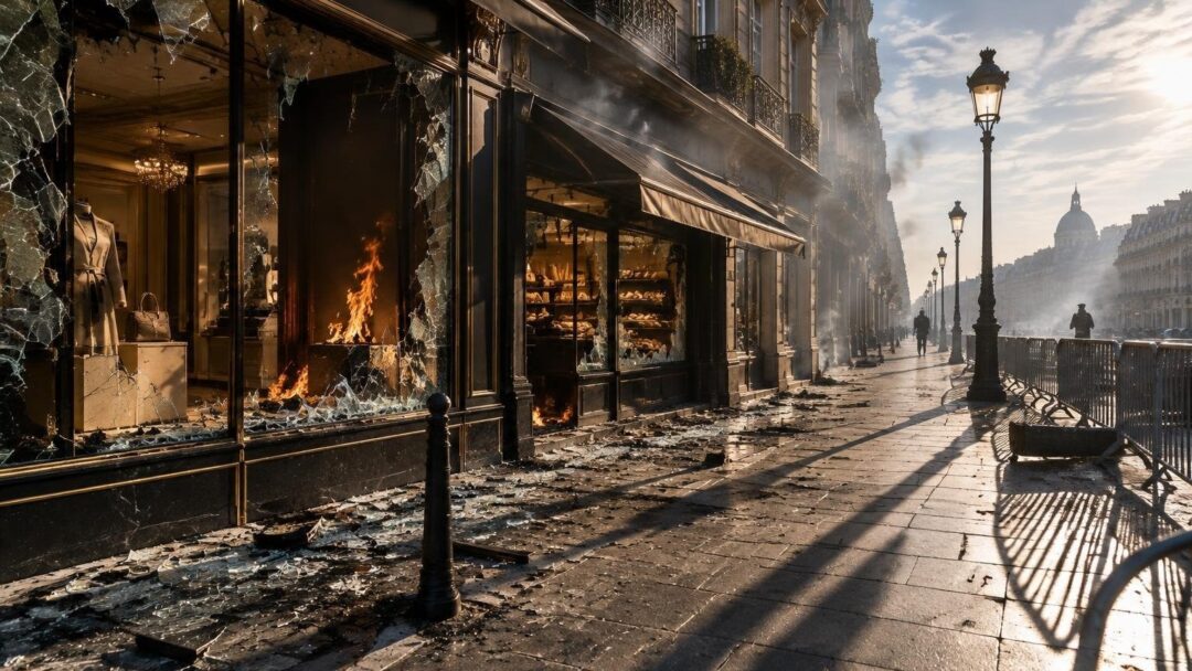 Cities see shop break-ins and fires amid cost-of-living protests