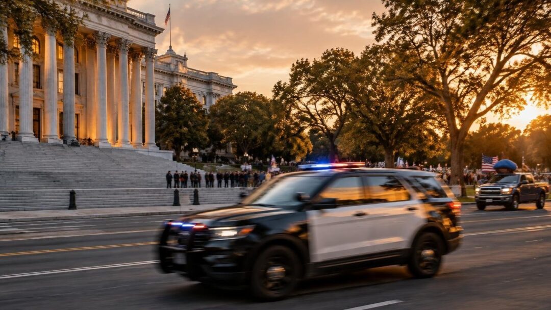 Federal arrests, midterm blitz and office security scares in the US