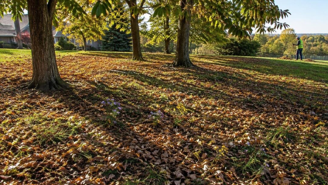 How keeping autumn leaf litter benefits soil and pollinators