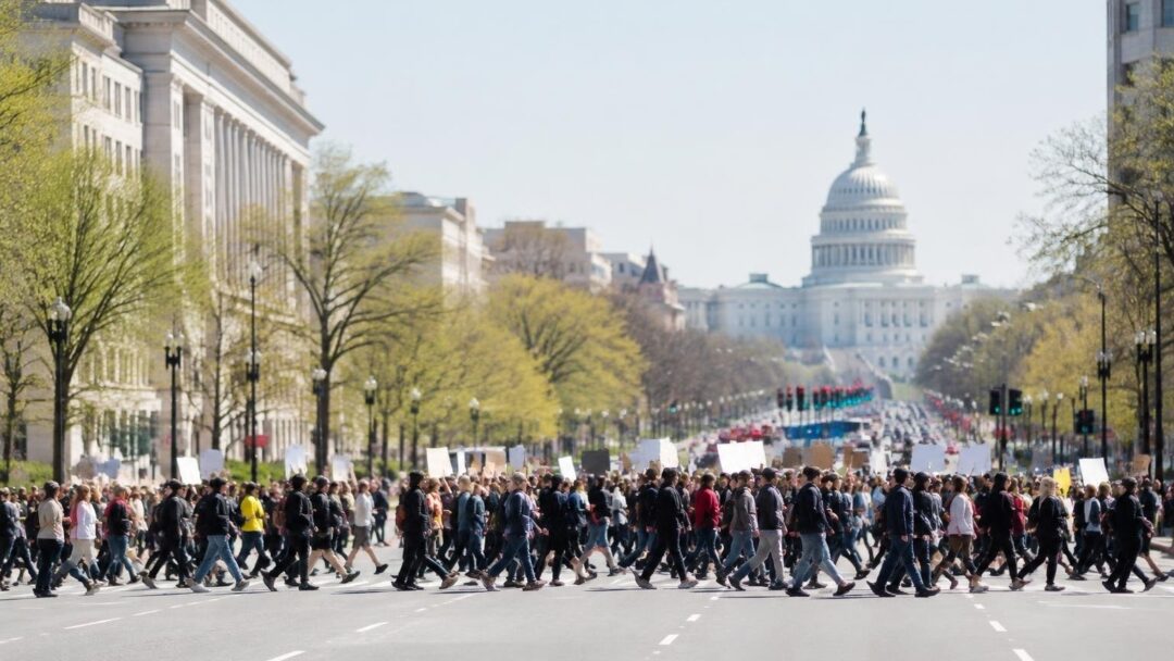Nationwide protests push for early ballots before the November vote