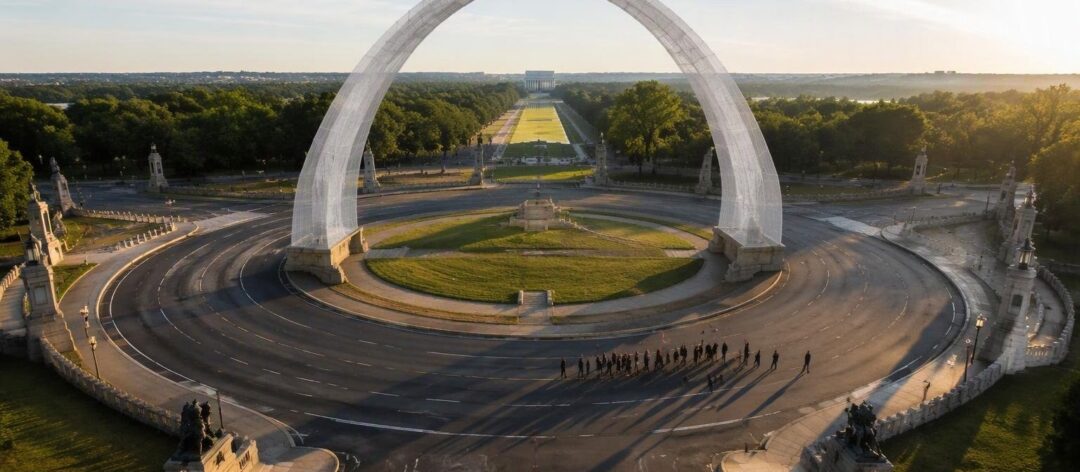 Protesters demand halt to Trump's massive Arlington arch