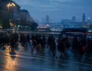 Thousands march in Milan, Rome and Turin as Italy deploys 500 soldiers