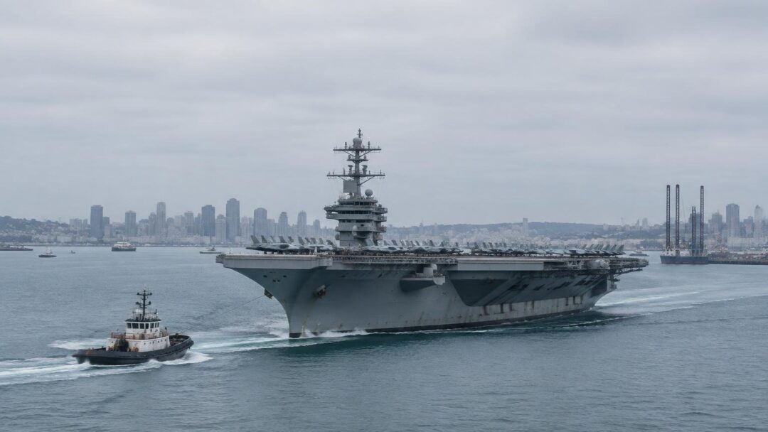 USS Abraham Lincoln docks in San Diego after longest recent deployment