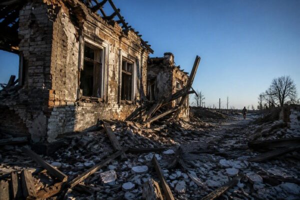 Ataques aéreos entre Ucrânia e Rússia deixam vítimas e destruição