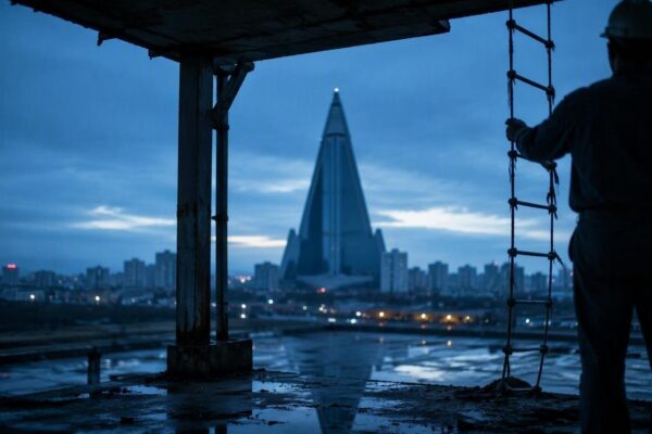 Hotel Ryugyong: a torre abandonada que domina o horizonte de Pyongyang