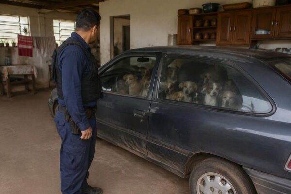 Autoridade prende idoso e salva quase 40 animais em Paranapoema