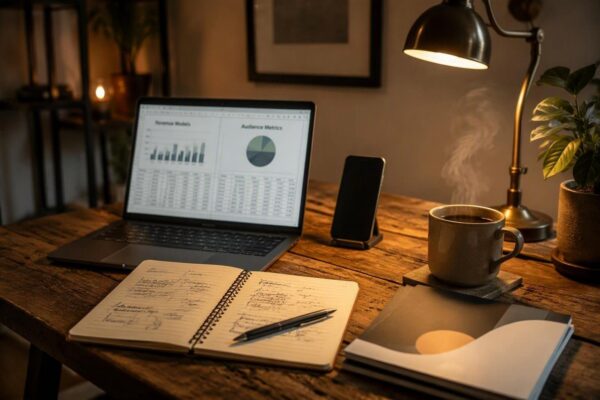 Modelos de receita e transição de influenciador para marca de mídia