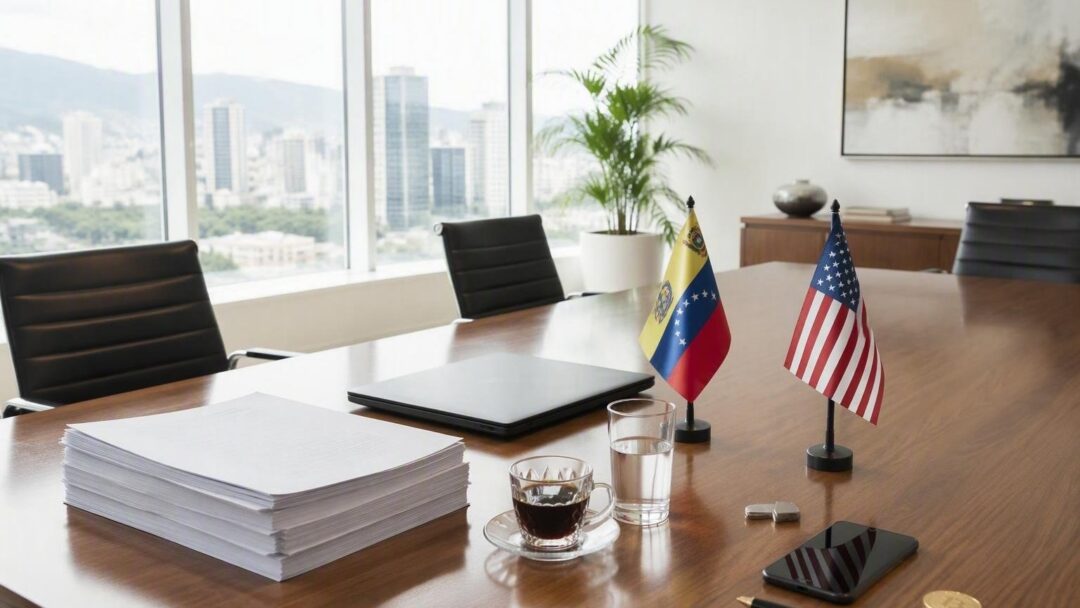 Reunión en Caracas entre Delcy Rodríguez y delegación estadounidense para fortalecer acuerdos económicos