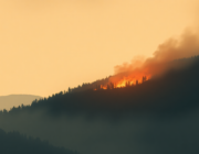 Wildfire detected near California, 97.9 km NW