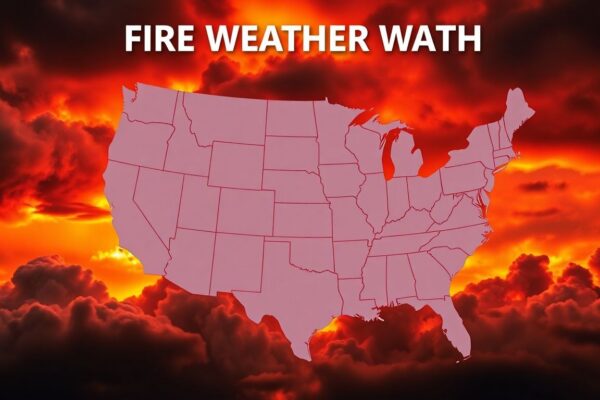 Severe Fire Weather Watch issued for Northern California