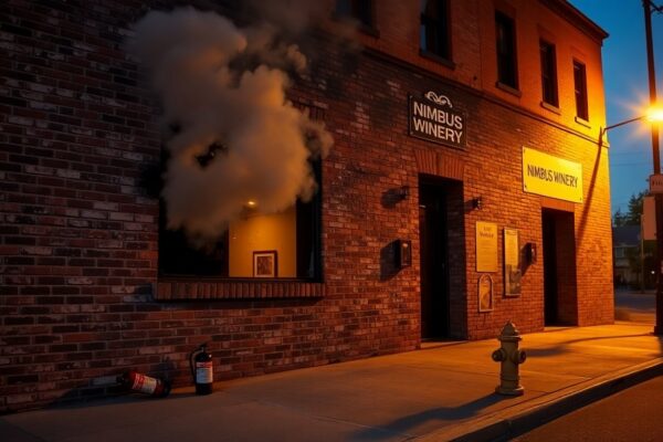 Firefighters Swiftly Contain Fire at Nimbus Winery Shopping Mall
