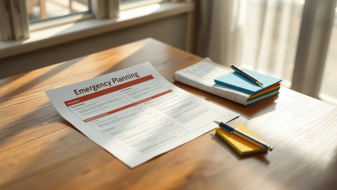 Creating a neighborhood-based emergency planning template