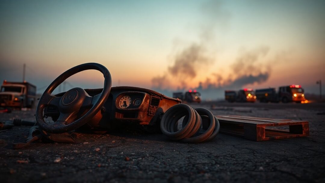 Rancho Cordova scrapyard fire destroys 50 vehicles, stops forward progress