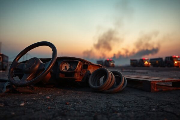 Rancho Cordova scrapyard fire destroys 50 vehicles, stops forward progress