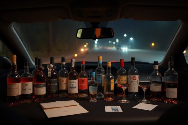 Conor William Parady arrested for DUI with excessive open containers in vehicle