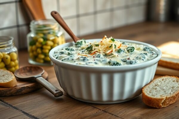 Easy Spinach and Artichoke Dip Recipe by Belkys