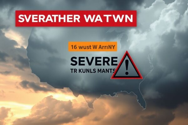 Severe Thunderstorm Warning in Effect for Miami-Dade, Florida