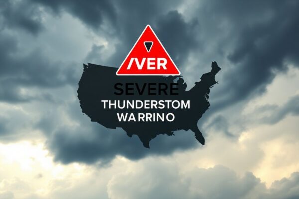 Severe Thunderstorm Warning issued for Flagler County, Florida