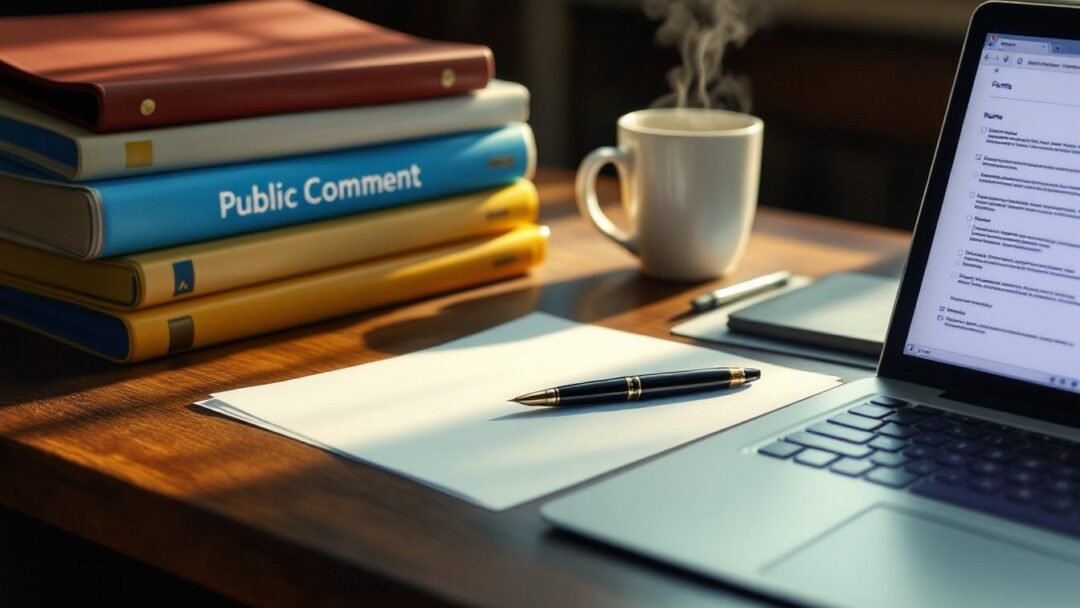 Influencing local boards and agencies through public comments