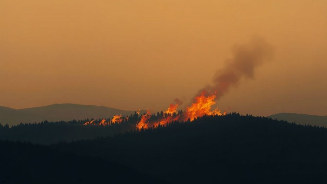 Wildfire detected in the wider New York region