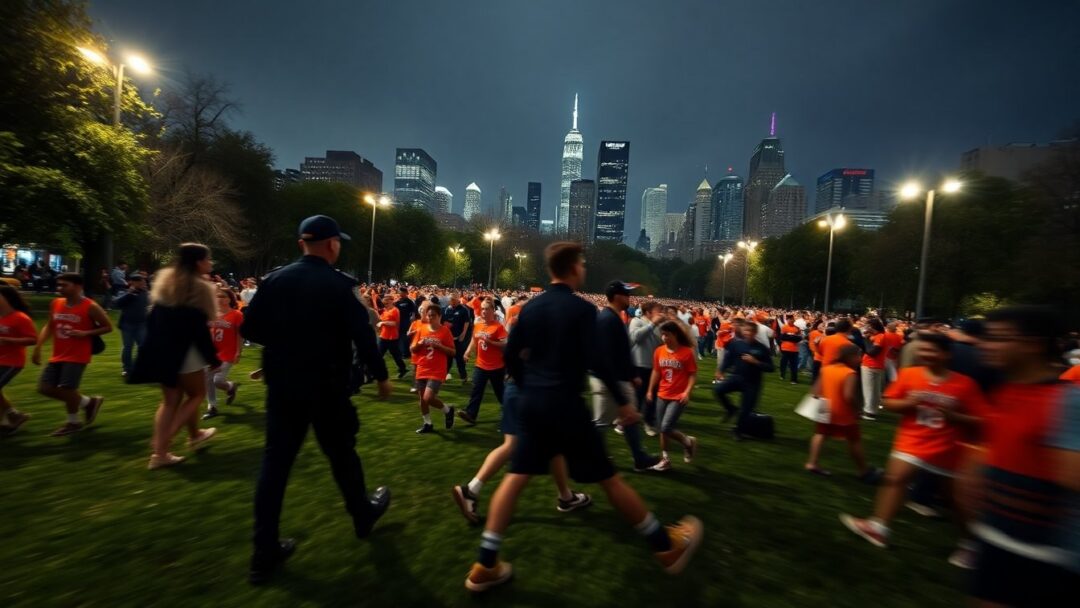 Bryant Park chaos: Knicks fans clash after Game 3 loss