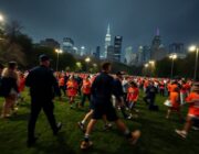 Bryant Park chaos: Knicks fans clash after Game 3 loss