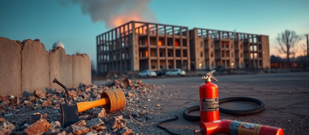 Firefighters Battle Blaze at Historic Hudson River Psychiatric Center Site