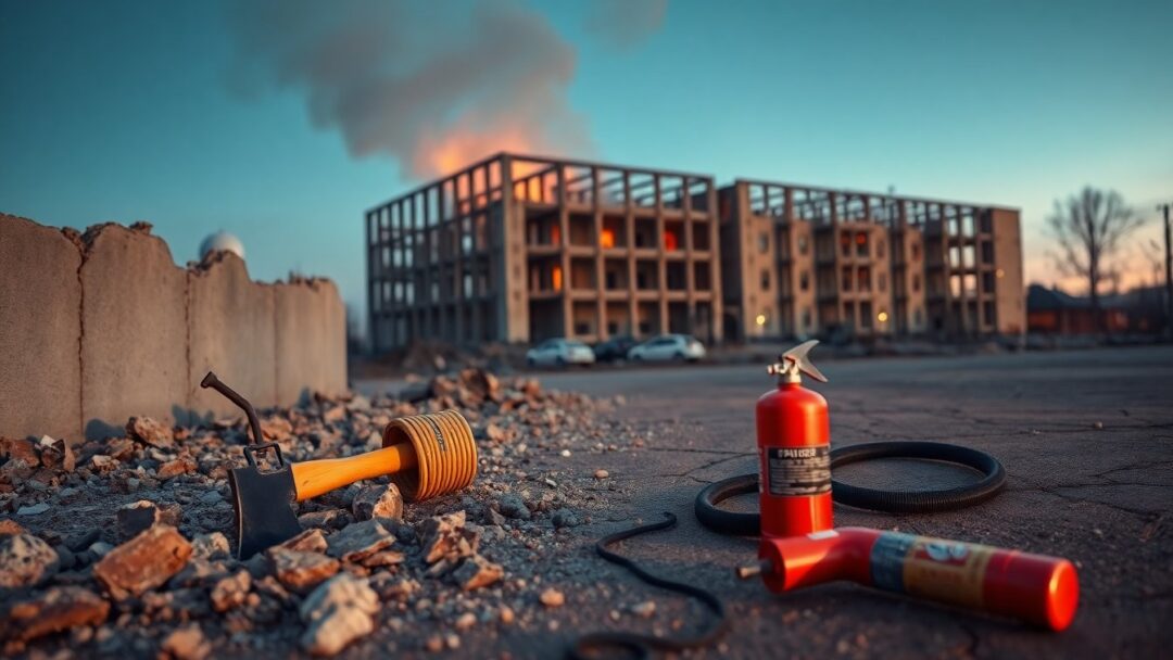 Firefighters Battle Blaze at Historic Hudson River Psychiatric Center Site