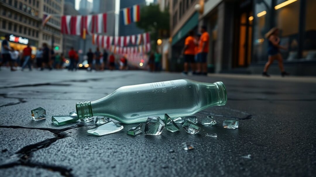 Knicks Parade Incident: Man Slashed with Broken Bottle in Manhattan