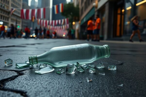 Knicks Parade Incident: Man Slashed with Broken Bottle in Manhattan