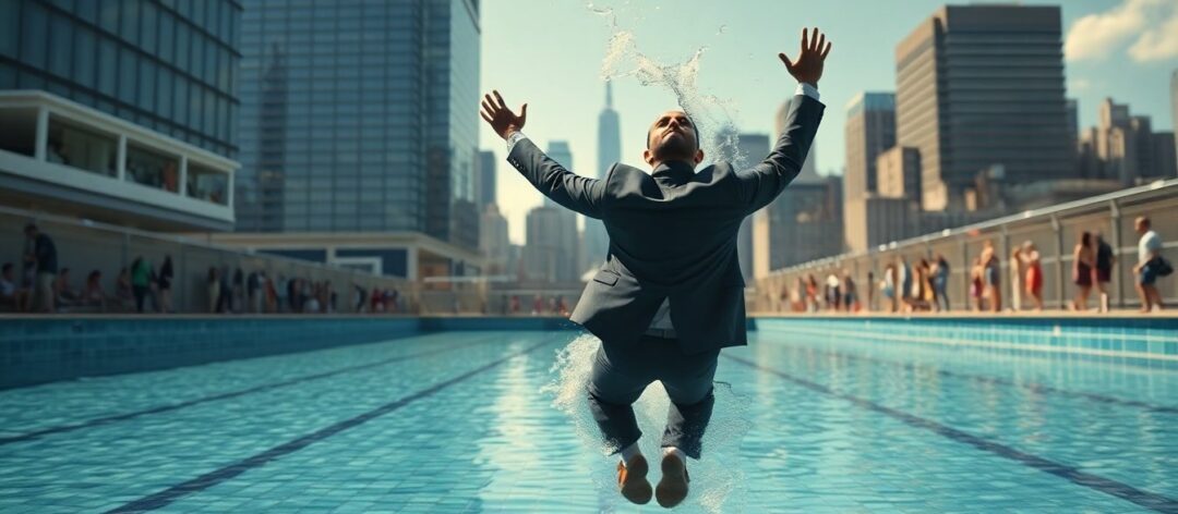 New York Mayor Breaks Dress Code During Summer Pool Kickoff