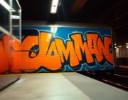 New York Subway Graffiti Celebrates Knicks' Historic NBA Victory