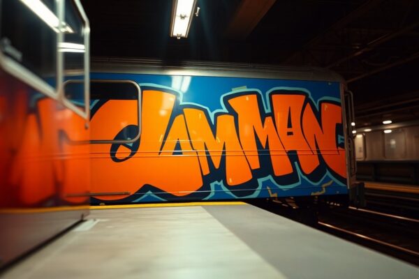 New York Subway Graffiti Celebrates Knicks' Historic NBA Victory