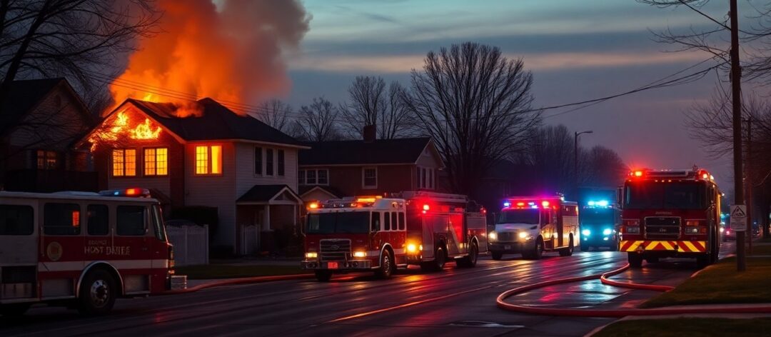 Two-alarm house fire on Centurion Court draws multiple county departments