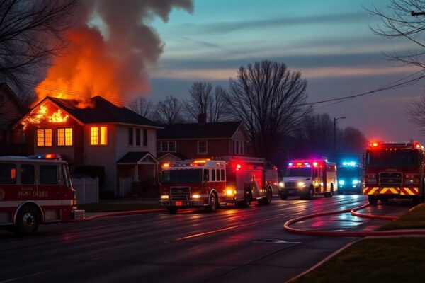 Two-alarm house fire on Centurion Court draws multiple county departments
