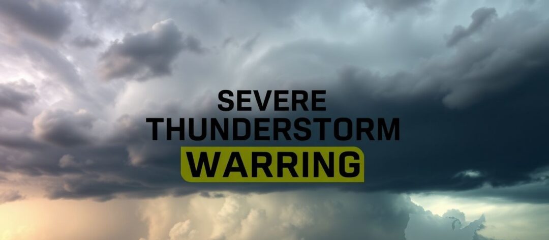 Severe Thunderstorm Warning in Effect for New York and Surrounding Areas