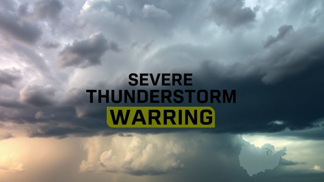 Severe Thunderstorm Warning in Effect for New York and Surrounding Areas