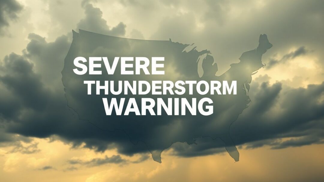 Severe Thunderstorm Warning issued for parts of New York