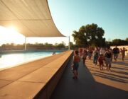 Children Collapse in Long Lines at McCarren Park Pool During Heatwave