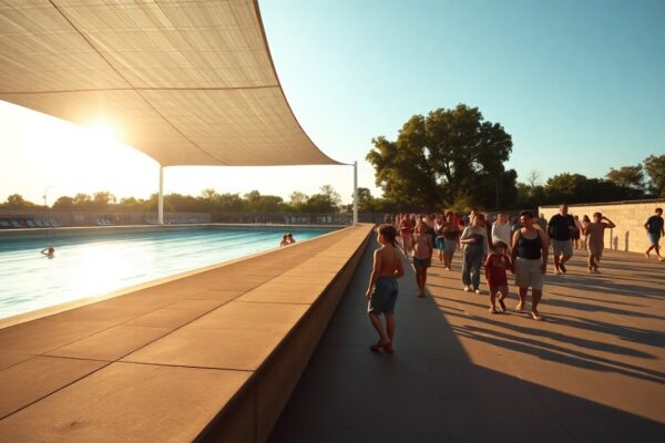 Children Collapse in Long Lines at McCarren Park Pool During Heatwave