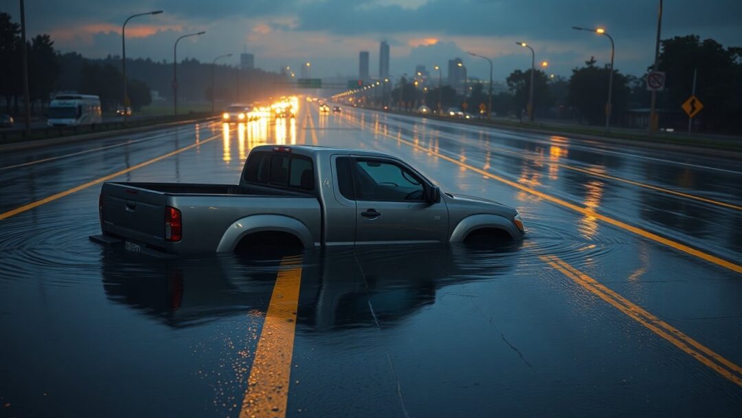 Flash Floods Submerge Roads in Pennsylvania and New Jersey