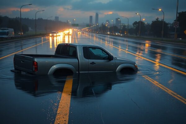 Flash Floods Submerge Roads in Pennsylvania and New Jersey