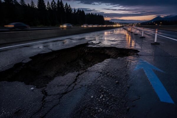 Avon Police Issue Traffic Advisory for Interstate 90 Sinkhole