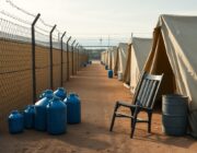 Legal action challenges conditions at Camp East Montana tent camp in El Paso