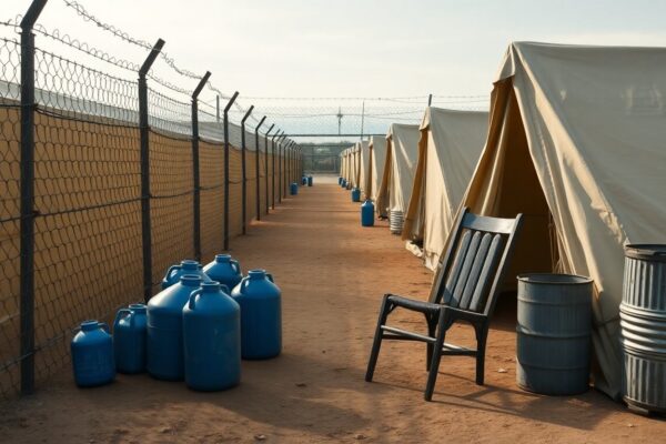 Legal action challenges conditions at Camp East Montana tent camp in El Paso