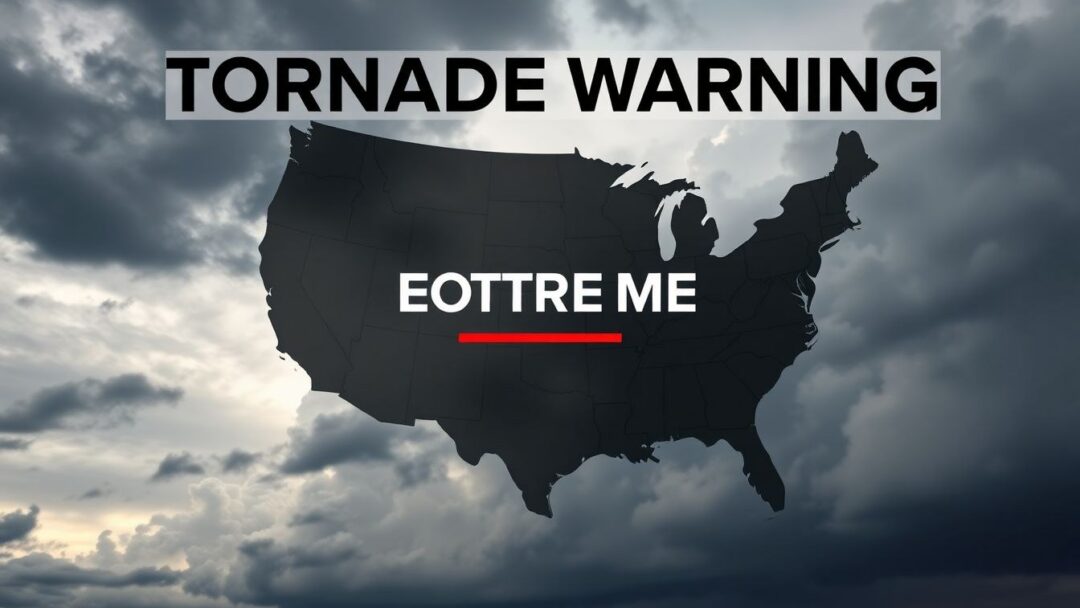Extreme Tornado Warning issued for Texas counties