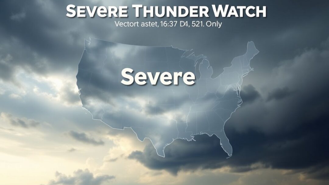 Severe Thunderstorm Watch in Effect for Northern Texas