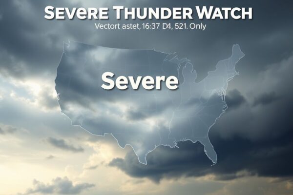 Severe Thunderstorm Watch in Effect for Northern Texas