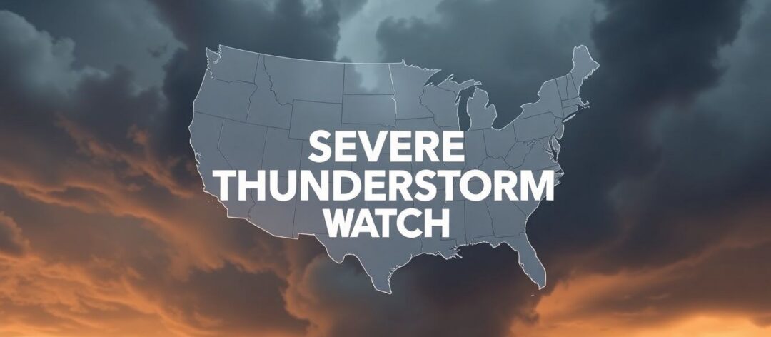 Severe Thunderstorm Watch issued for parts of Texas